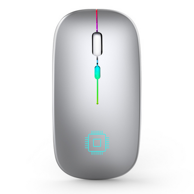 Overclocked 2.4Ghz Rechargeable Wireless Mouse USB Receiver With LED For PC