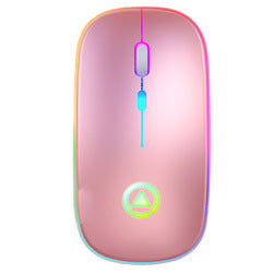 2.4Ghz Rechargeable Wireless Mouse USB Receiver With LED For PC Laptop