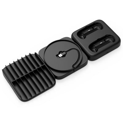 3 in 1 USB Charging Dock Station Disc Rack Stand